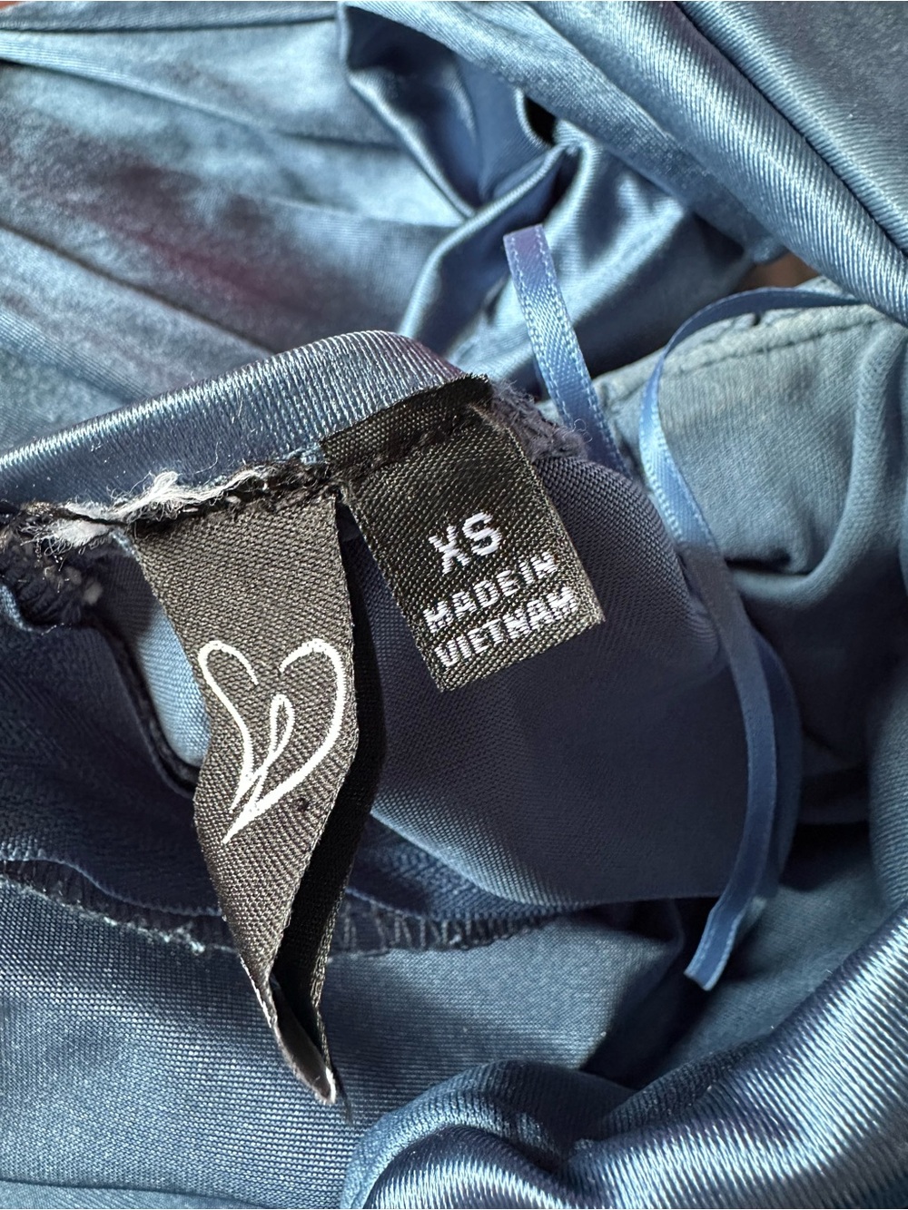 Windsor Satin Prom Dress in Deep Navy Blue
